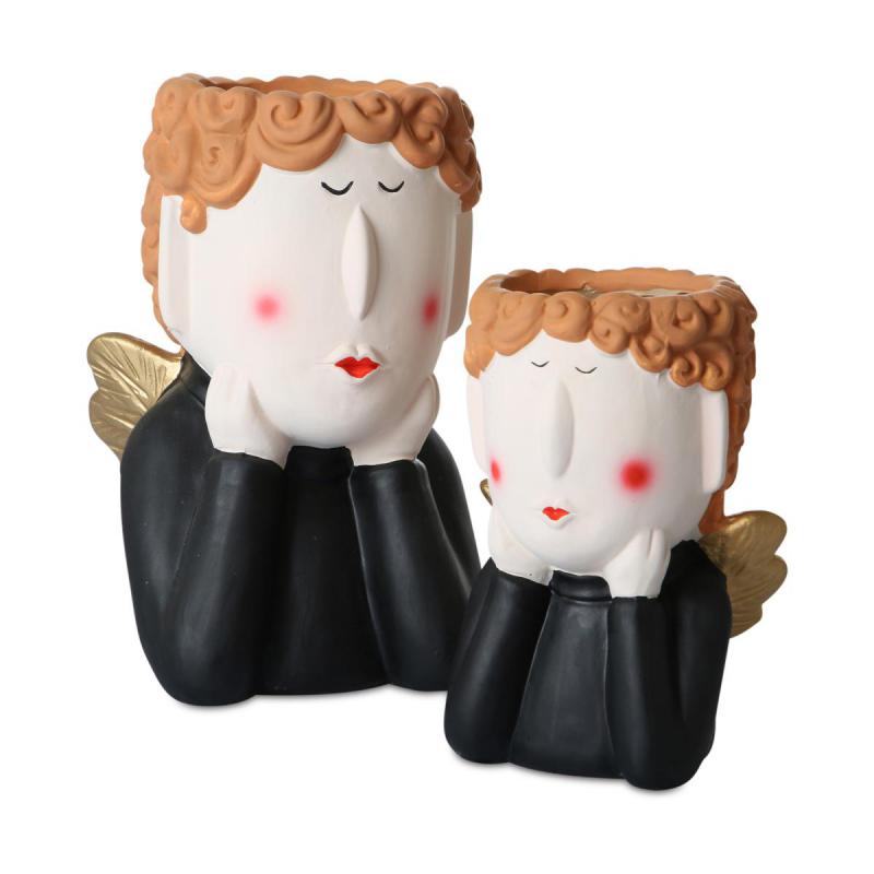 Pflanz-Schutzengel schwarz