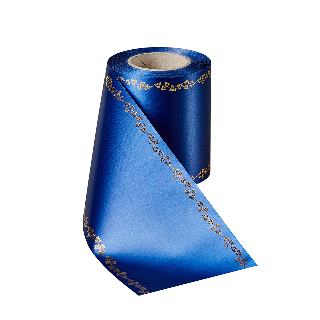 Supersatin/Rand enzianblau