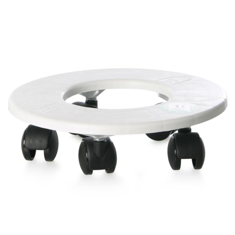 Riviera Pflanzenroller 5 Rollen weiß