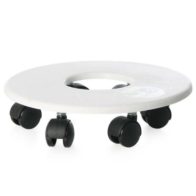 Riviera Pflanzenroller 6 Rollen - weiß