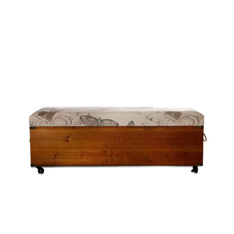 Aufbewahrungsbox zum Sitzen auf Rollen