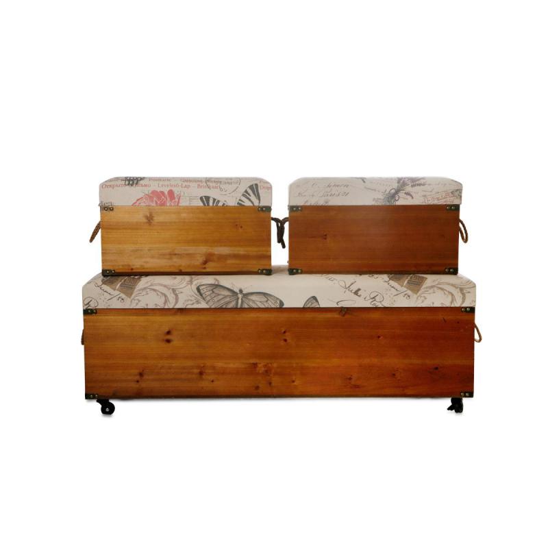 Aufbewahrungsbox zum Sitzen auf Rollen