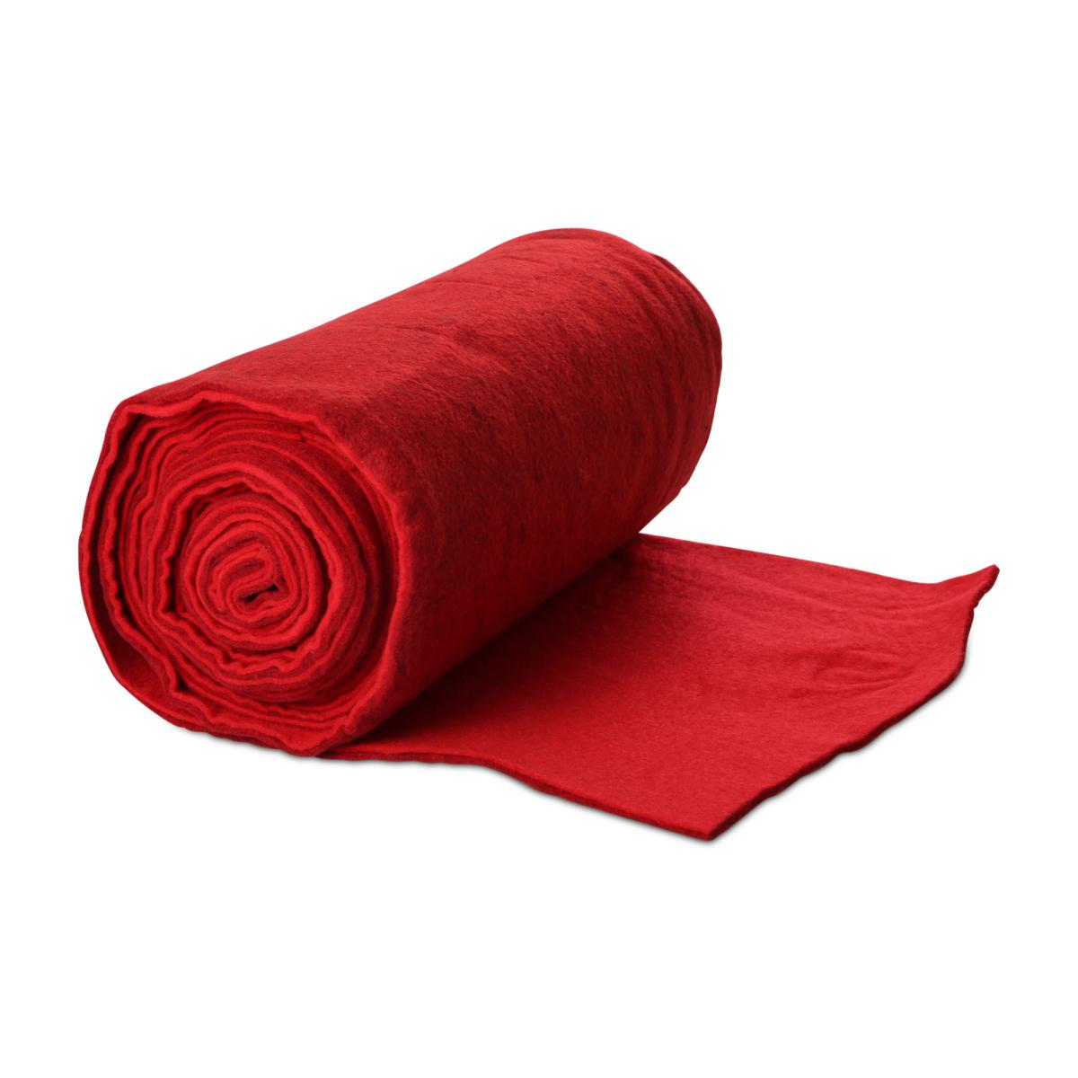 Filz zweifarbig 400g 30cm rot/bordeaux