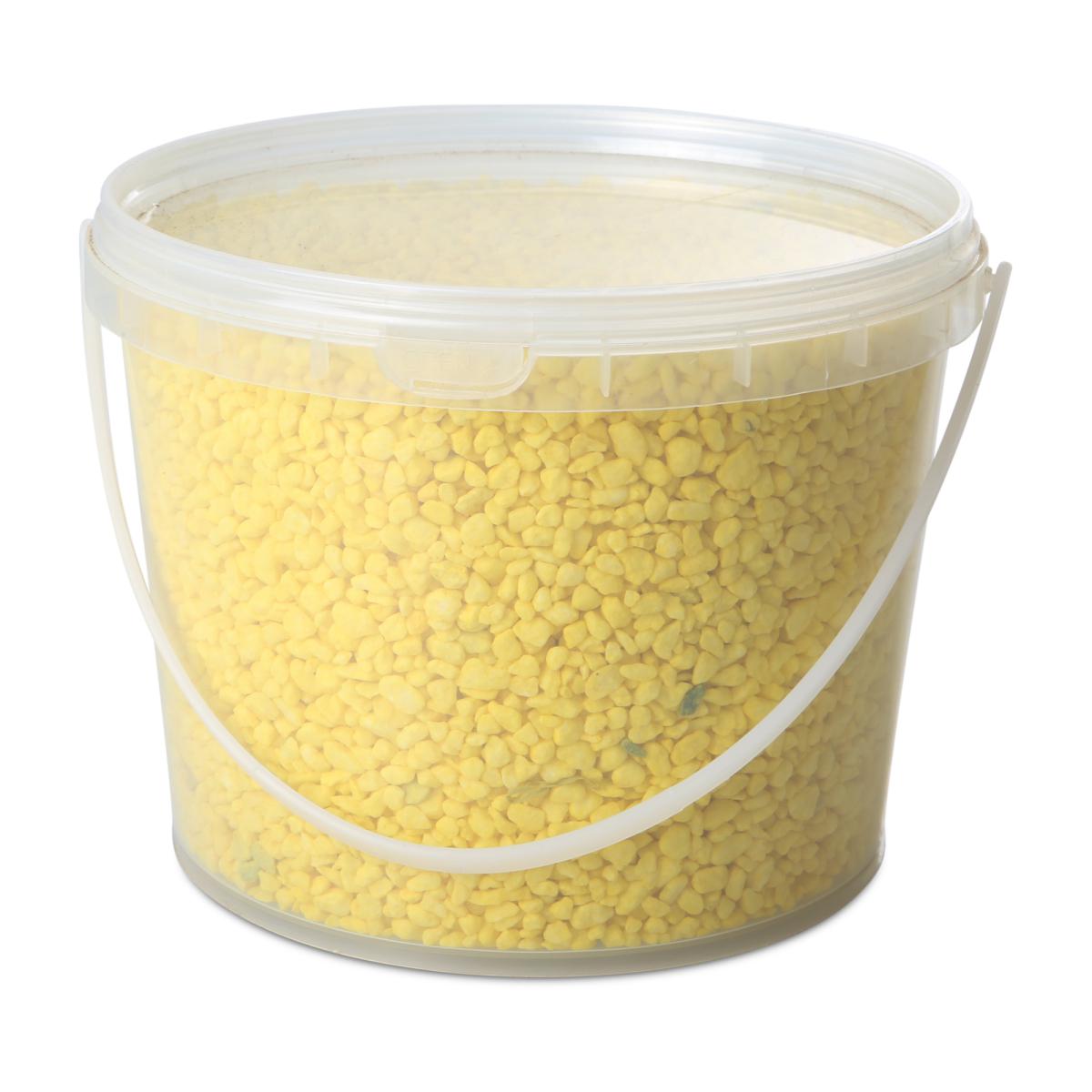 Dekosteine 4-6mm, 5500g gelb