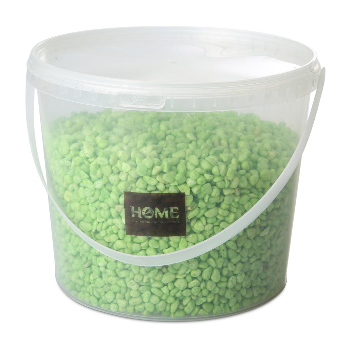 Dekosteine 4-6mm, 5500g apfelgrün