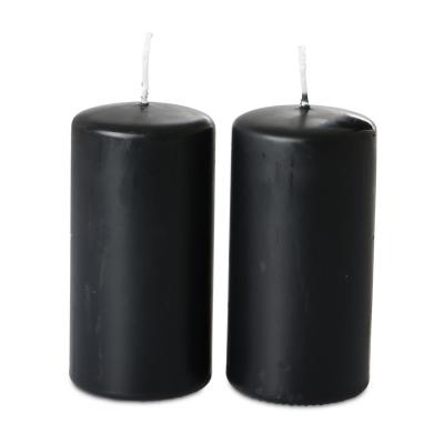 Flachkopf-Stumpen getaucht schwarz