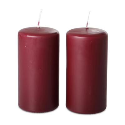 Flachkopf-Stumpen getaucht bordeaux