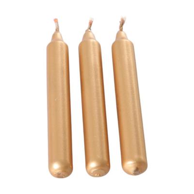 Baumkerzen metallic gold