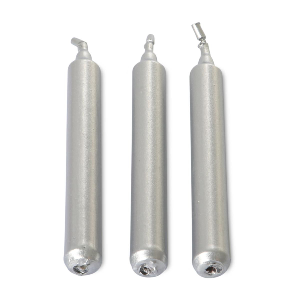 Baumkerzen metallic silber