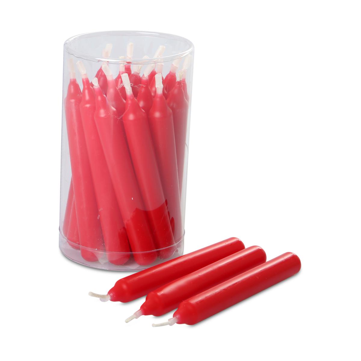 Baumkerze getaucht rot