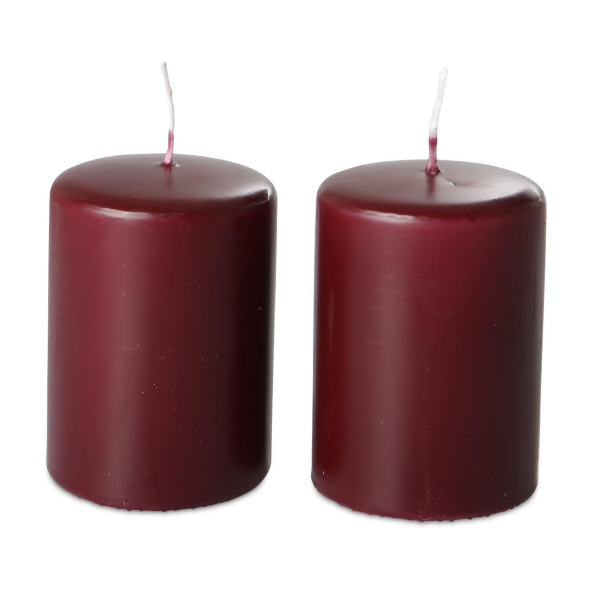 Flachkopf-Stumpen bordeaux
