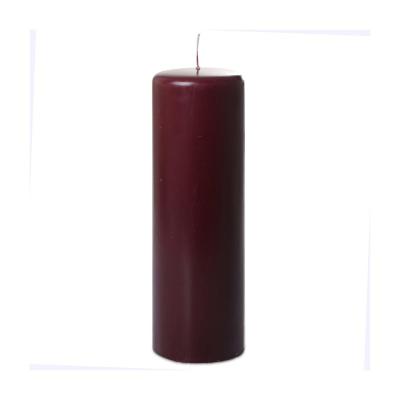 Flachkopf-Stumpen getaucht bordeaux