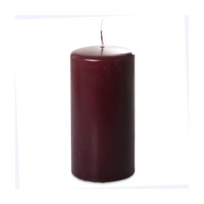 Flachkopf-Stumpen getaucht bordeaux