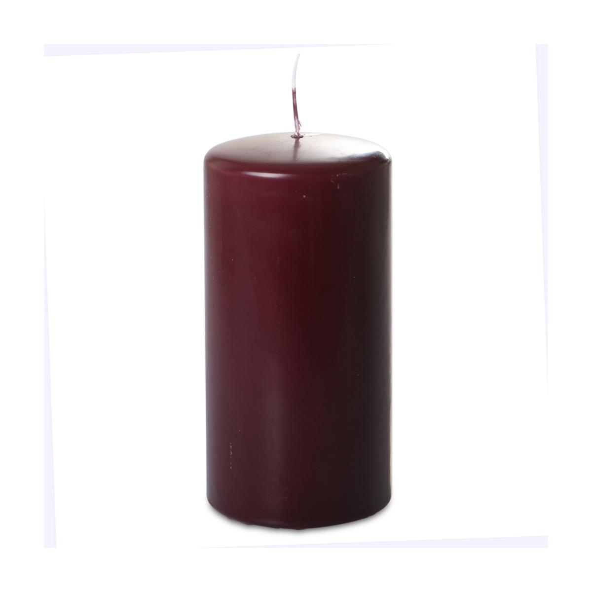 Flachkopf-Stumpen getaucht bordeaux