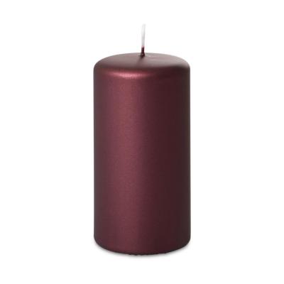 Flachkopf-Stumpen metallic burgundy