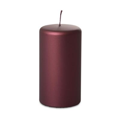 Stumpen metallic im Beutel burgundy