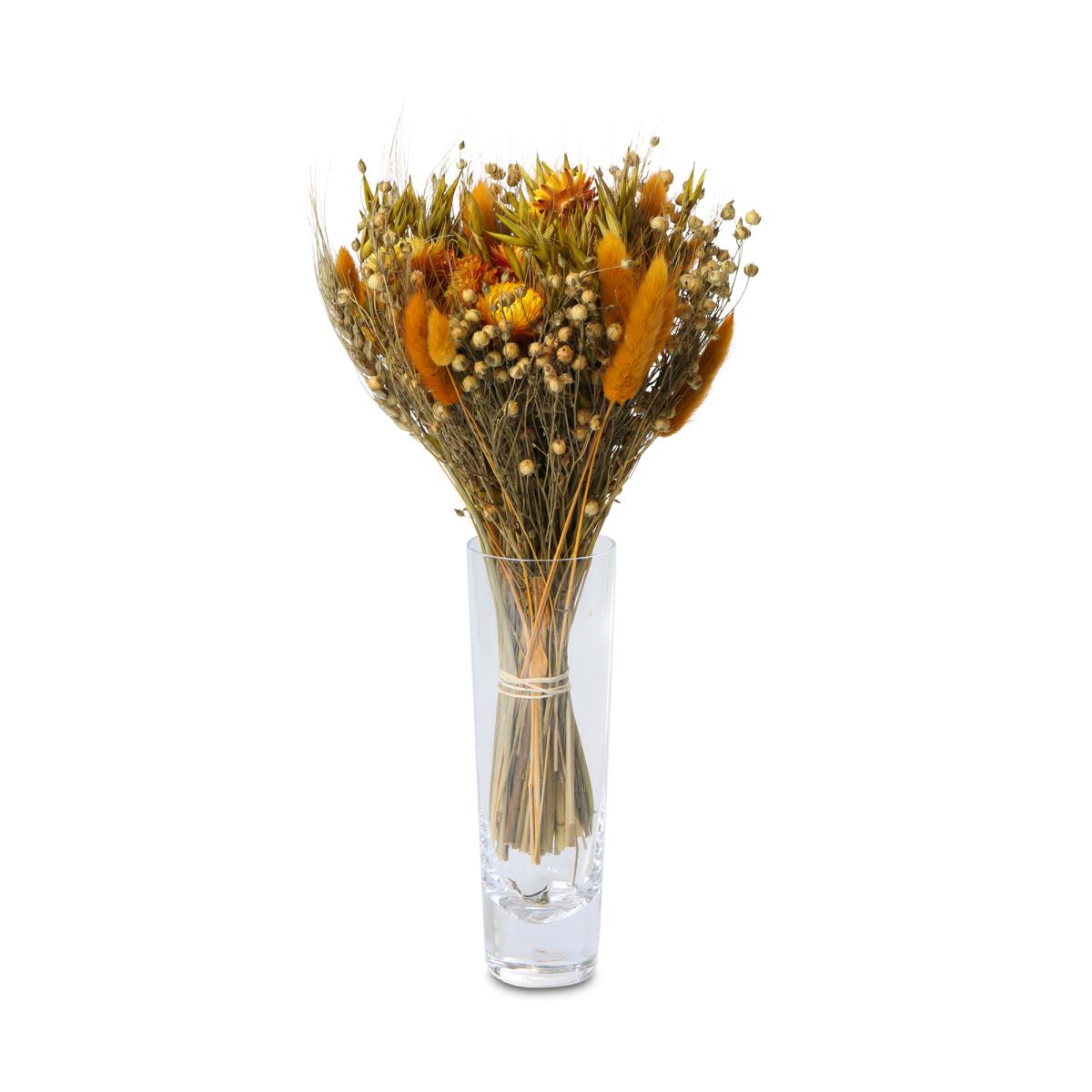 Herbst-Strau&szlig; Trockenblumen orange