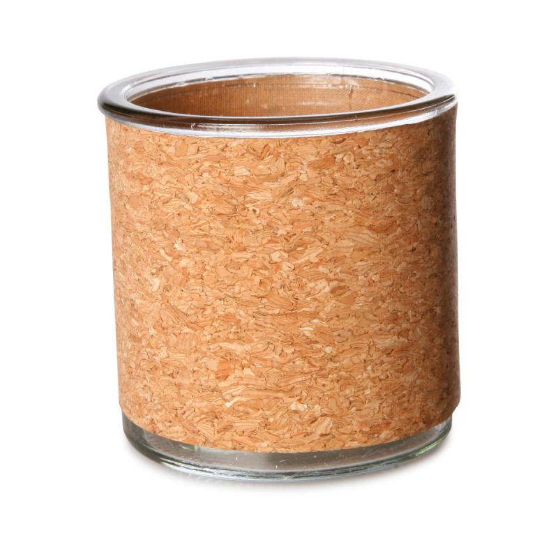 Glas mit Korkmantel