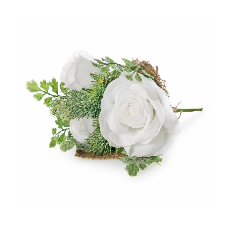 Rosen-Strauß beschneit