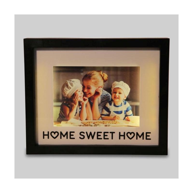 Fotorahmen LED "HOME SWEET HOME"