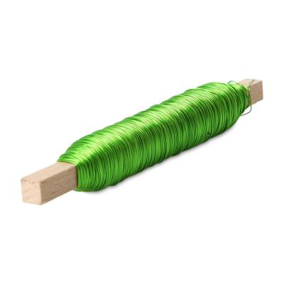 Lackdraht apfelgr&uuml;n 0,55mm