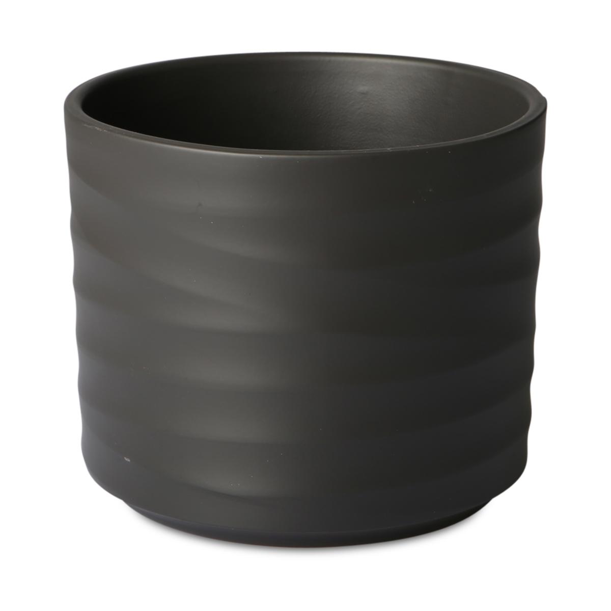 Topf Cilindro Wave-Anthrazit matt