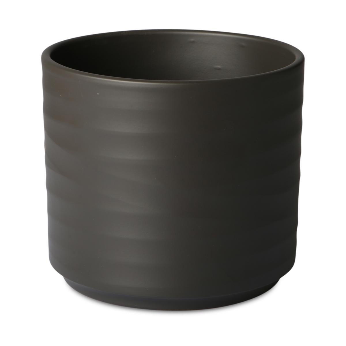 Topf Cilindro Wave-Anthrazit matt