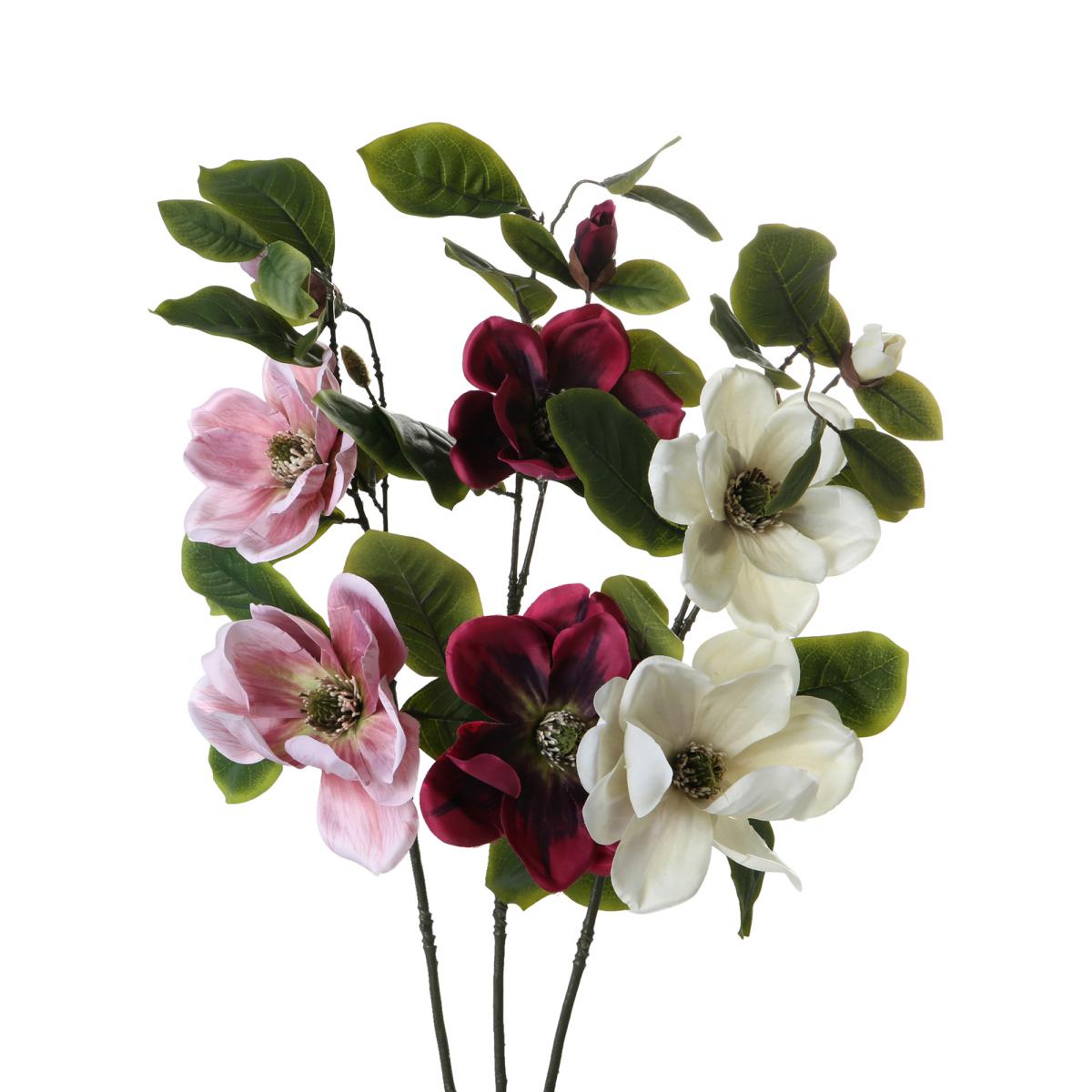 Magnolie-Einstieler 2 Blüten Farbmix (3 Farben)