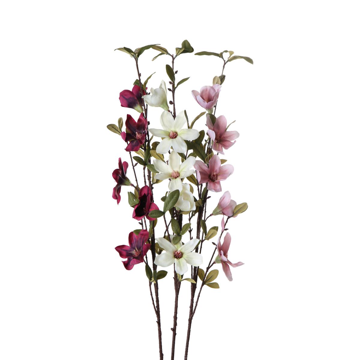 Magnolie-Einstieler 5 Blüten Farbmix (3 Farben)