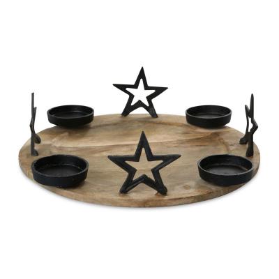 Adventsteller 4 Kerzenhalter