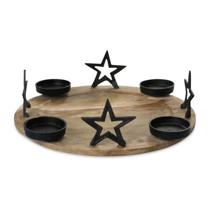 Adventsteller 4 Kerzenhalter