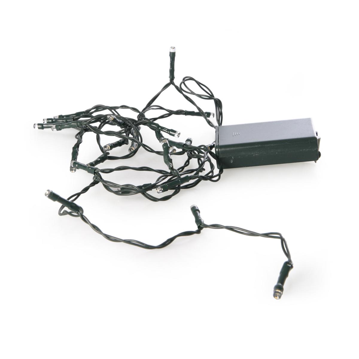 LED 25-Lichterkette innen bat. 0,3m+2,5m