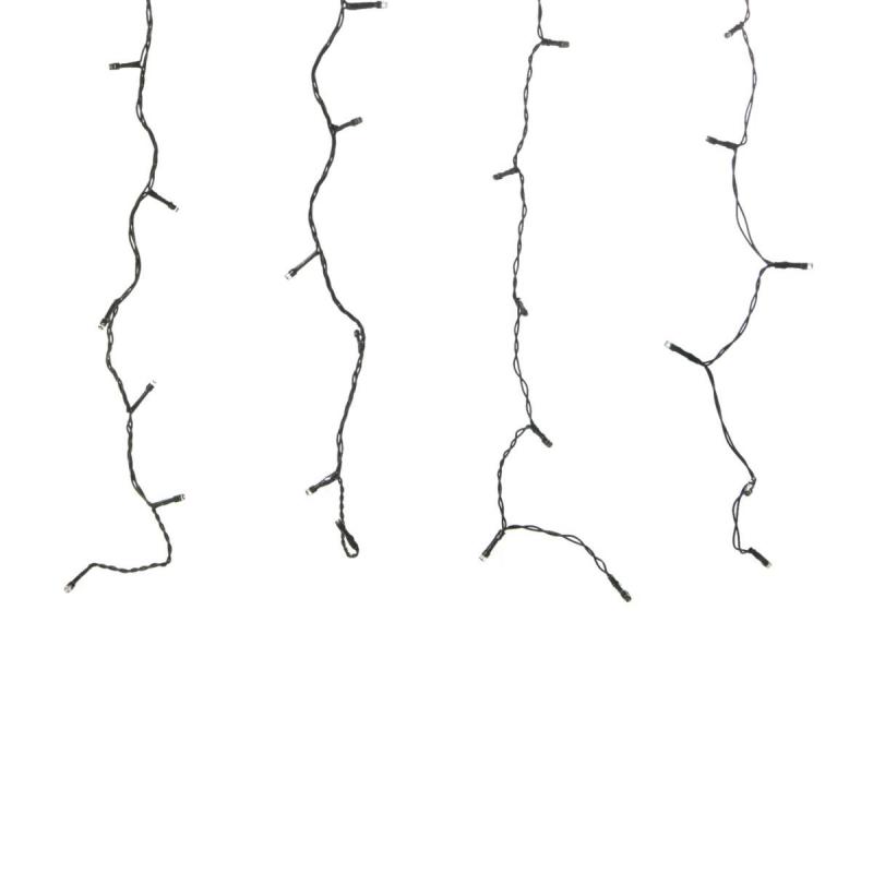 LED 100-Lichterkette innen bat. 0,3m+10m