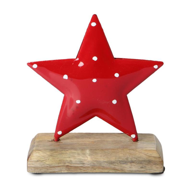 Stern-Aufsteller rot