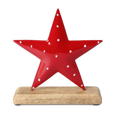 Stern-Aufsteller rot