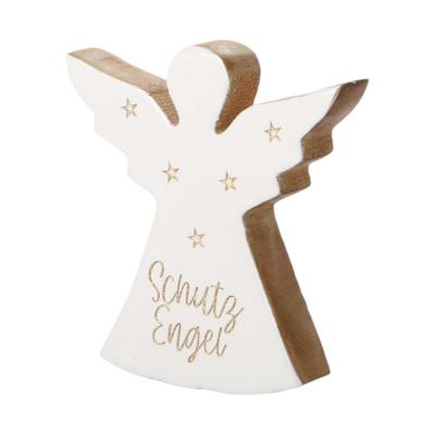 Engel-Aufsteller weiß mit Spruch
