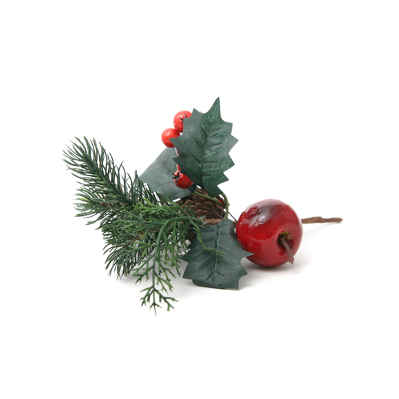 Tannenpick mit Apfel