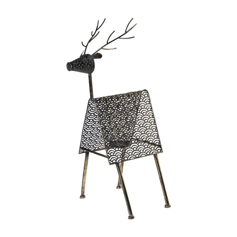 Metall Hirsch Figur