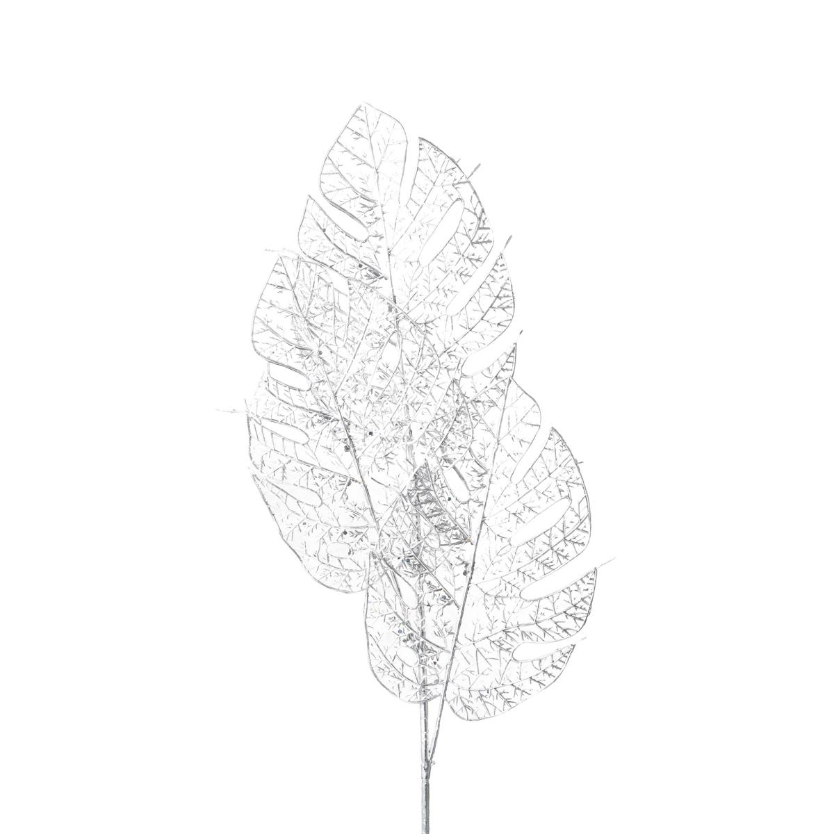 Monstera-Einstieler silber