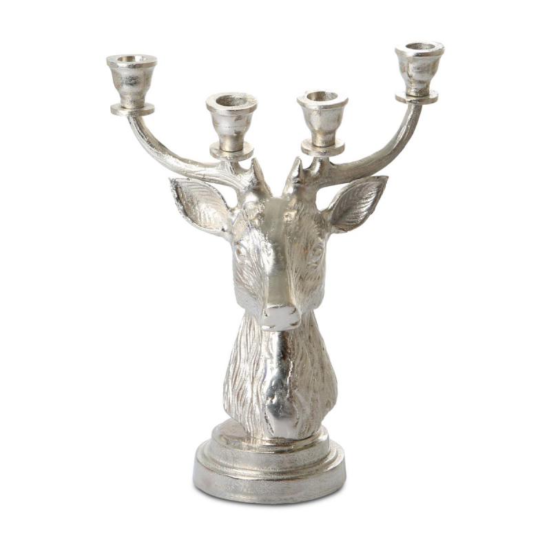 Kerzenleuchter Hirschkopf