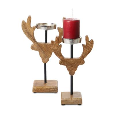 Kerzenhalter Hirsch