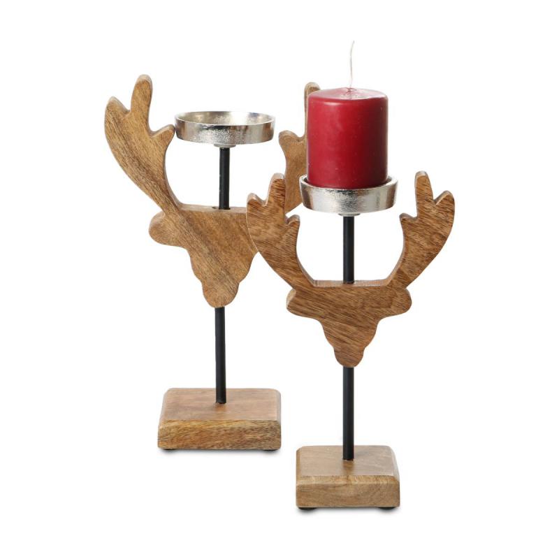 Kerzenhalter Hirsch
