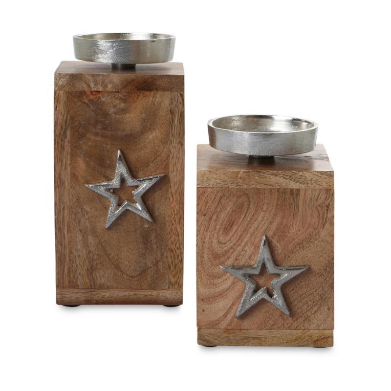 Kerzenaufsteller mit Stern