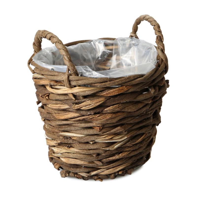 Weiden Pflanzkorb mit Henkel