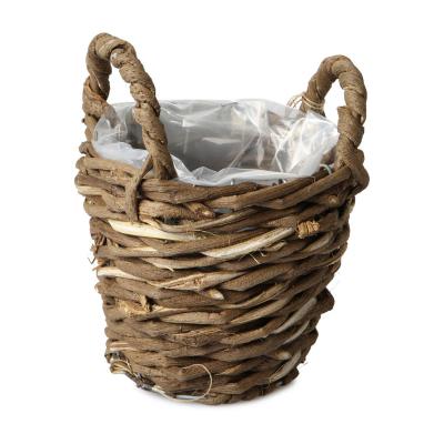 Weiden Pflanzkorb mit Henkel