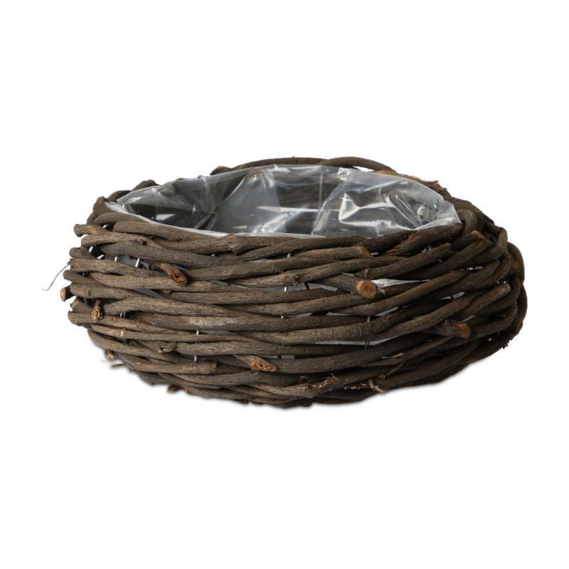 Weidenpflanzgefäß rund