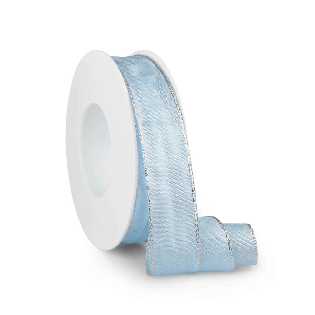 Goldkante hellblau-silber