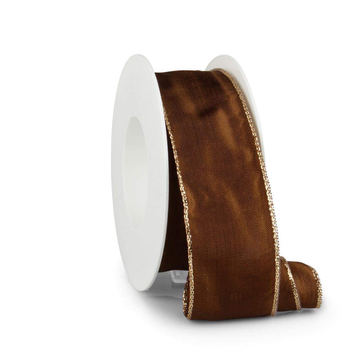 Goldkante braun-gold