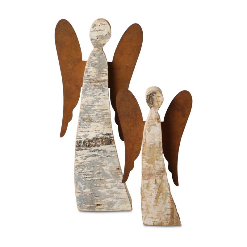 Birken-Aufsteller Engel rostflügel