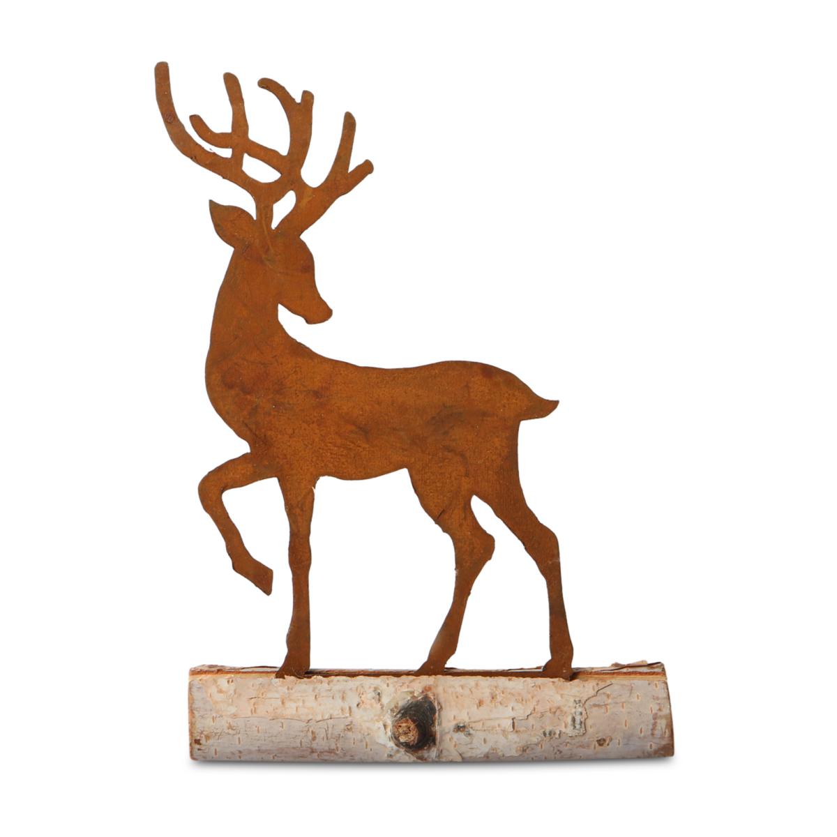 Rostoptik Aufsteller Hirsch